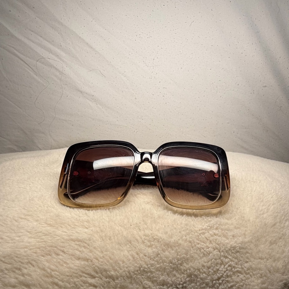 TRUE RELIGION Oversized Brown/gradient Square Sunglasses